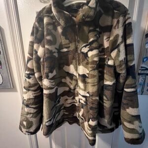 Camouflage Fleece Jacket